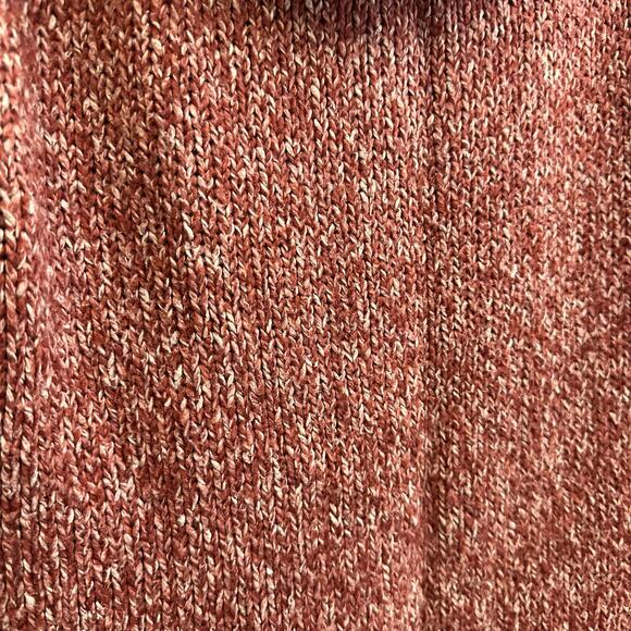 Sleeping On Snow Chunky Knit Red Hooded Cardigan Large Button Down Anthropologie - Picture 6 of 8